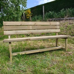 Banc en bois traité