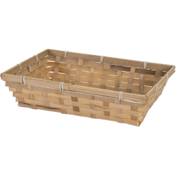 Panier bambou rectangulaire