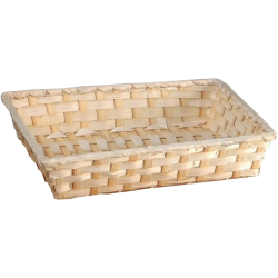 Corbeille bambou rectangulaire