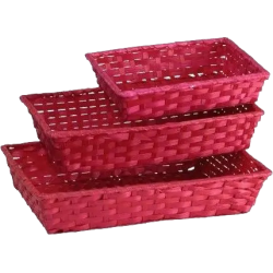 Corbeille bambou rectangle...