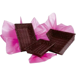 Panier en osier marron