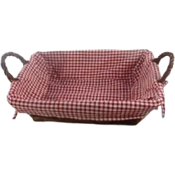 Panier carreaux Vichy