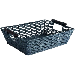 Panier rectangle noir à...