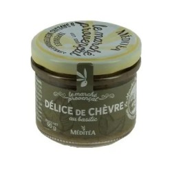 Délice de chèvre au basilic