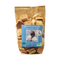 Sablés au chèvre et miel