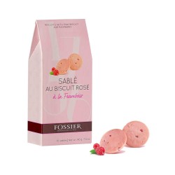 Sablés au biscuit rose à la...